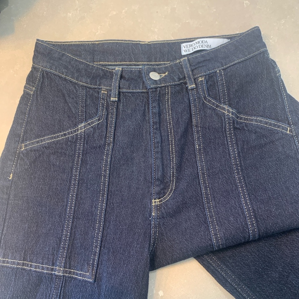 VMKATHY SUPER HIGH RISE WIDE LEG FIT JEANS - Picture 8 of 8